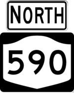 NY 590 north