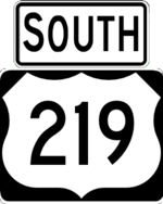 US 219 south