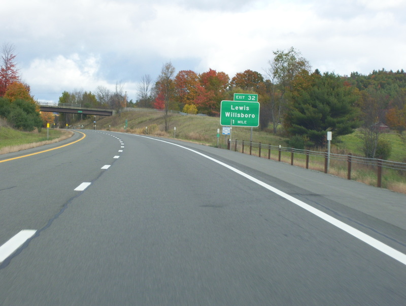 Interstate 87adirondack Northway Northbound New York State Roads