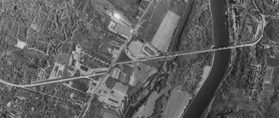 The Troy-Menands Bridge in 1960
