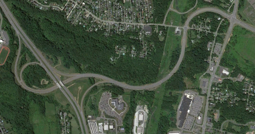 I-90 at NY 43 in 2015