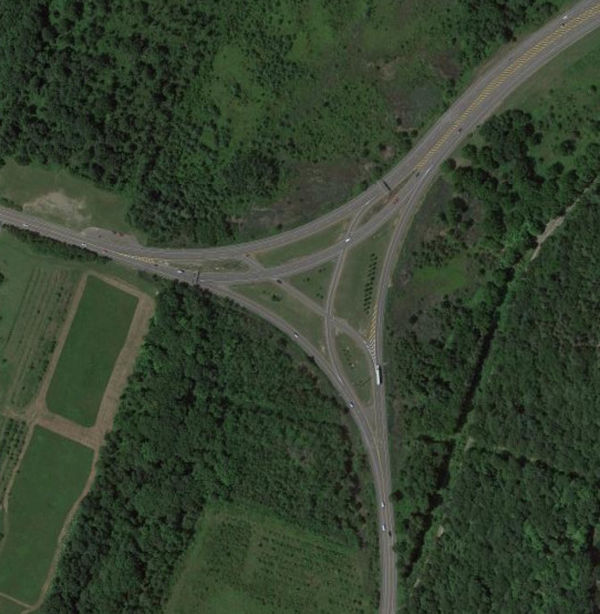 NY 23 at NY 9G in 2015