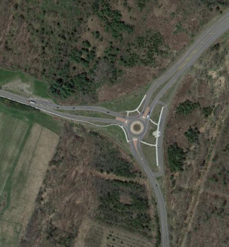 NY 23 at NY 9G in 2022