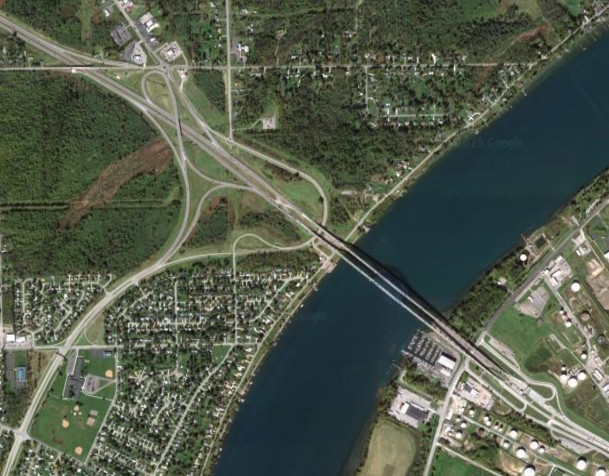 The South Grand Island Bridge in 2011