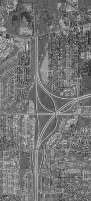 The Thruway near Williamsville in 1958