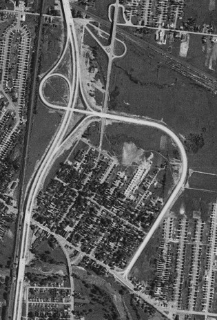 The Thruway at NY 16 in 1958