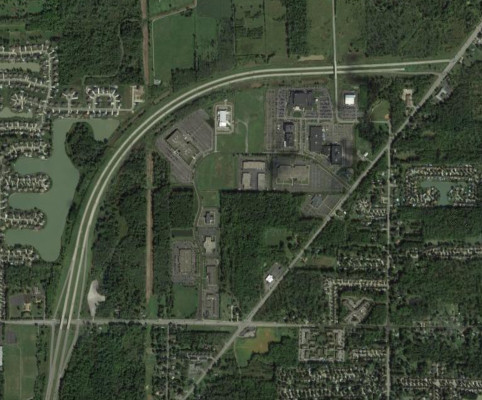 I-990 at French Road and NY 263 in 2018