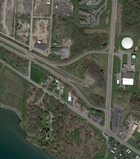 The LaSalle Expressway at Williams Road in 2022