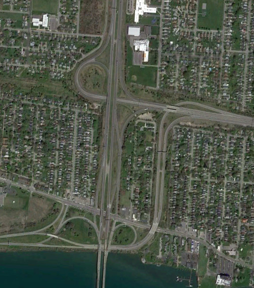 The LaSalle Expressway at I-190 in 2022