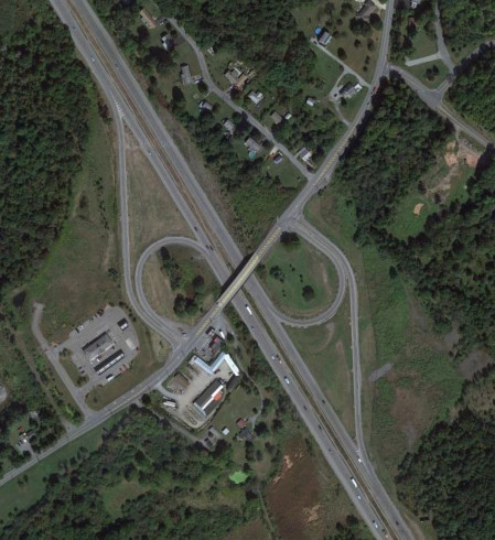 NY 17 at NY 302 in 2019