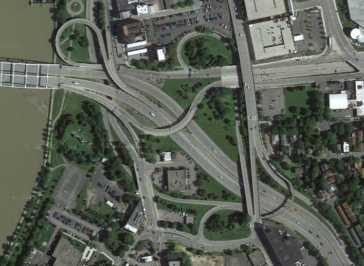 2016 I-490/Inner Loop interchange
