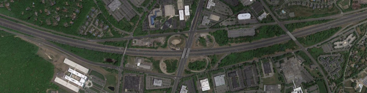 I-495 around NY 110 in 2015