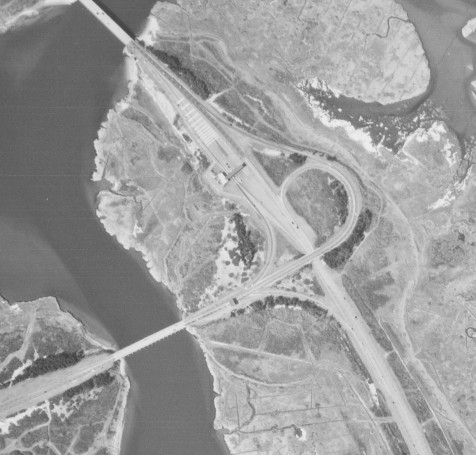 The Meadowbrook State Parkway at the Loop Parkway in 1966