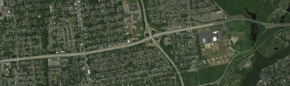 NY 27 around East Islip in 2014