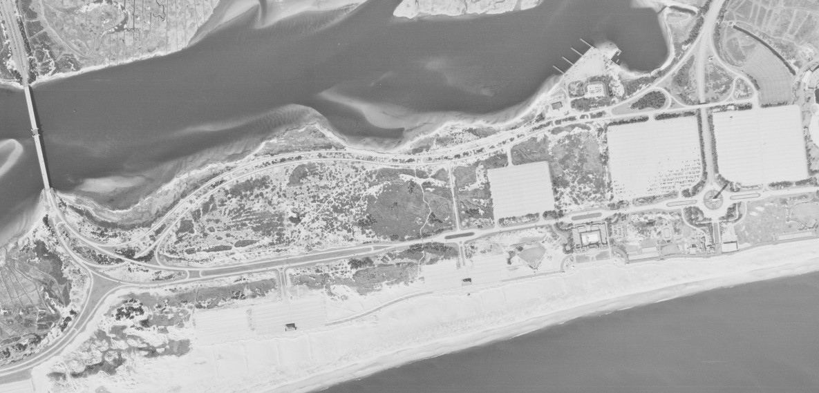 The western end of the Ocean Parkway in 1966