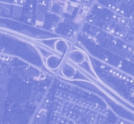 The Southern State Parkway at CR 13 in 1969