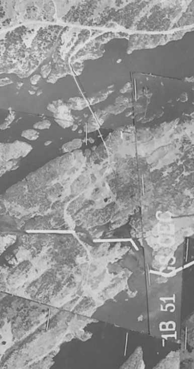 The Thousand Islands Bridge Canadian Span in 1958
