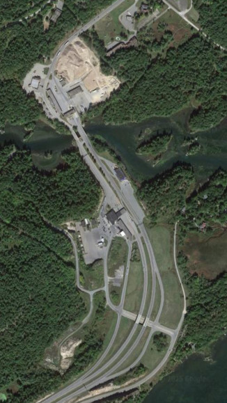 I-81 and ON 137 at the border in 2015