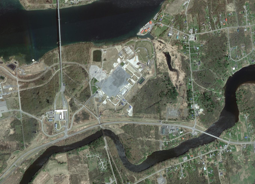 The American side of the Seaway International Bridge in 2015