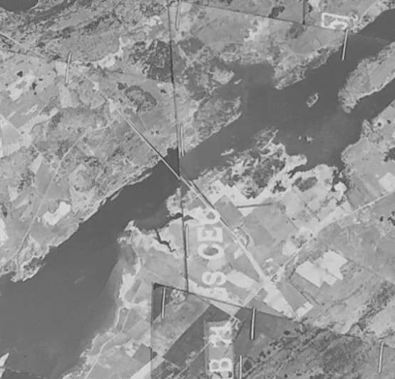 The Thousand Islands Bridge American Span in 1958