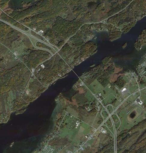 The Thousand Islands Bridge American Span in 2013