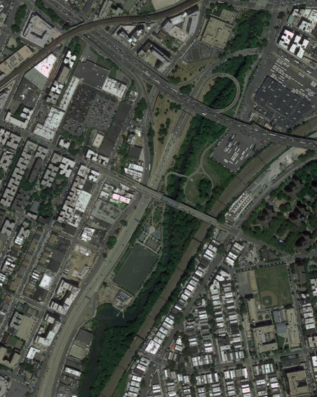 The interchange between the Cross-Bronx and Sheridan Expressways in 2018