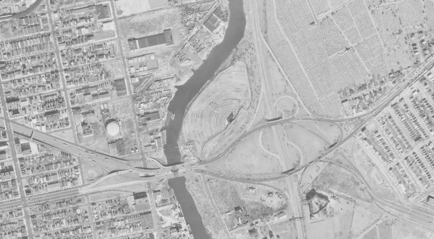 The Bruckner Interchange in 1966