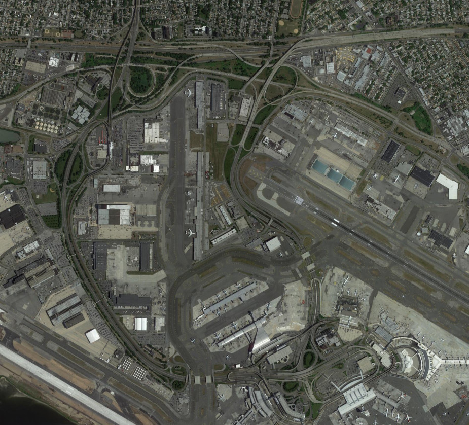 The area around JFK Airport in 2010