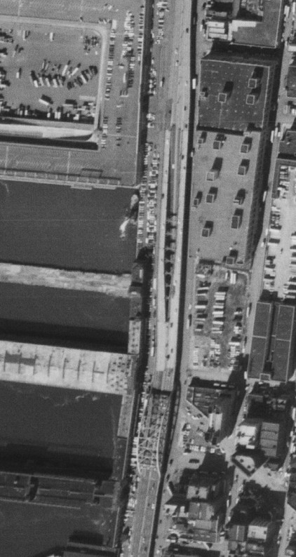 The West Side Highway at Canal Street in 1966