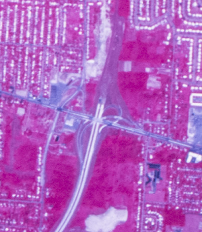 The interchange with NY 104 in 1972