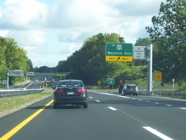 Reconstructed NY 85 freeway