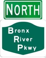 Bronx River Parkway north
