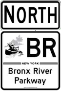 Bronx River Parkway north