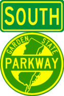Garden State Pakway south