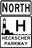 Heckscher Parkway north