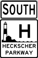 Heckscher Parkway south