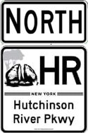 Hutchinson River Parkway north