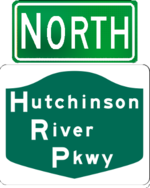 Hutchinson River Parkway north