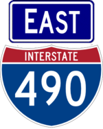 I-490 east