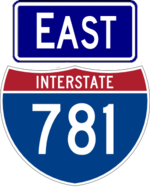 I-781 east