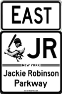 Jackie Robinson Parkway east