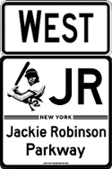 Jackie Robinson Parkway west