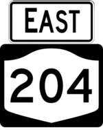 NY 204 east