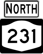 NY 231 north