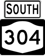 NY 304 south