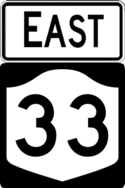 NY 33 east