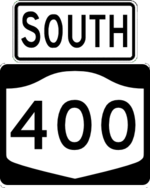 NY 400 south