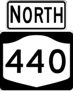NY 440 north