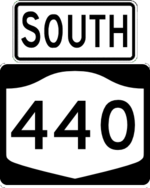 NY 440 south