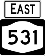 NY 531 east